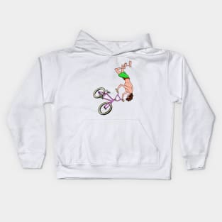 BMX Freestyle Rider Kids Hoodie